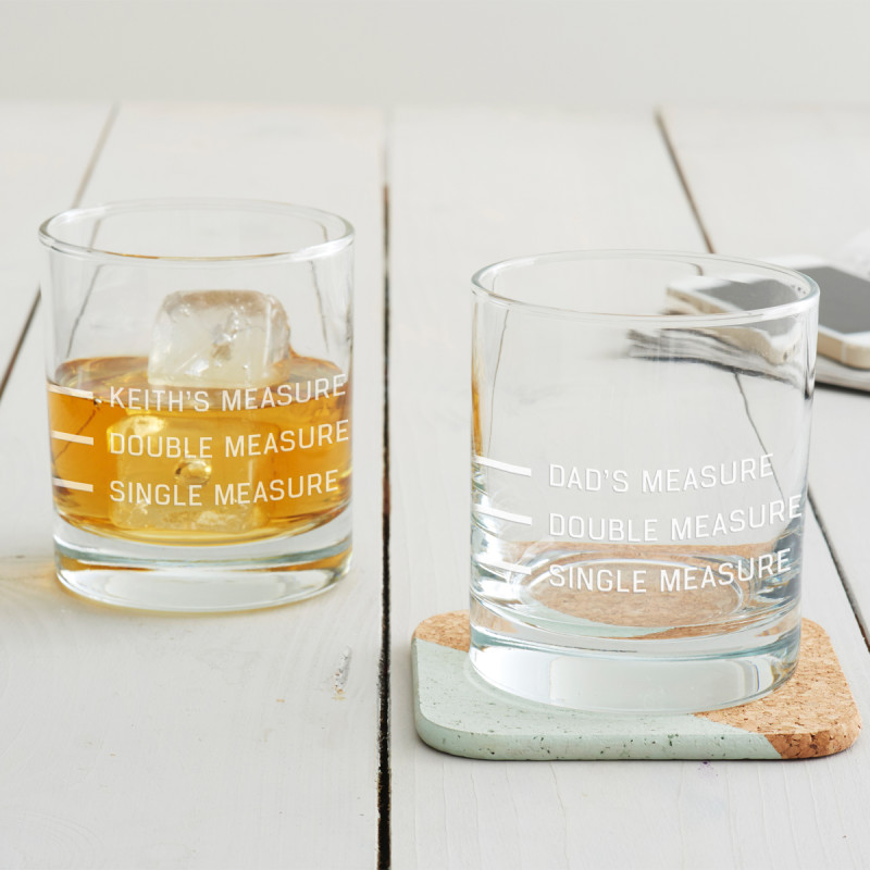 Personalised Drinks Measure Glass Becky Broome