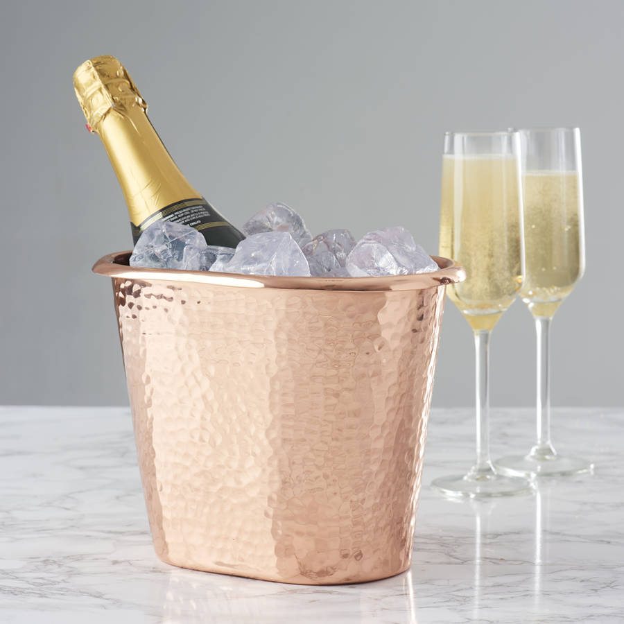 Hammered Copper Bottle Cooler Becky Broome Becky Broome