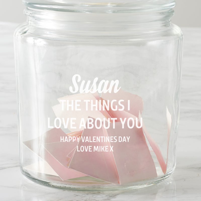 Personalised 'Things I Love About You' Jar Becky Broome