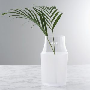 Personalised Initials Frosted Vase