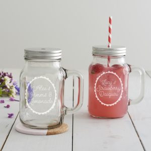 Personalised Summer Cocktail Handled Jar