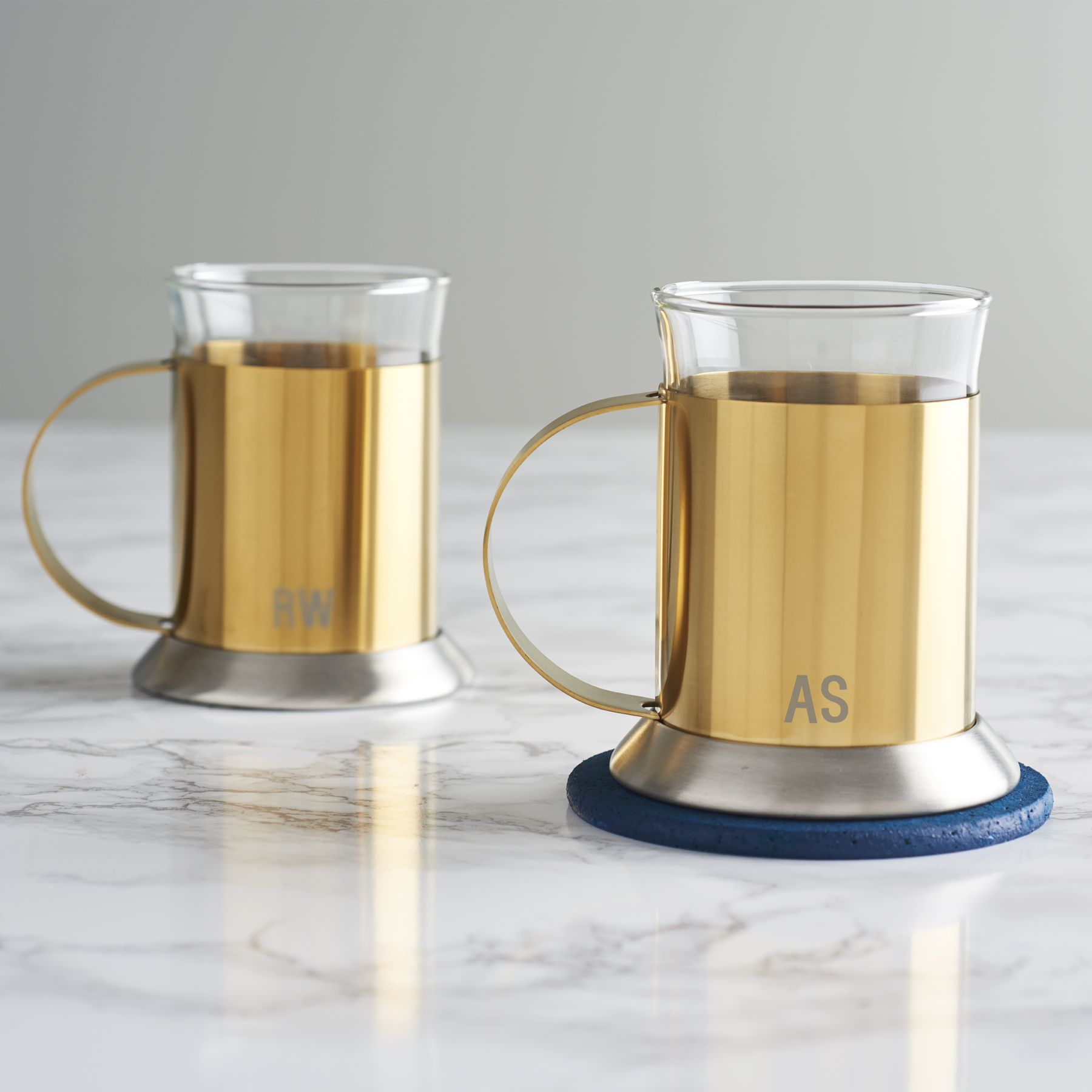 Personalised Initials Gold Mug Becky Broome Becky Broome