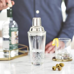 Personalised Cut Glass Cocktail Shaker Christmas Guide For Him