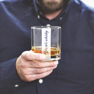 Personalised Sided Tumbler Glass Christmas Guide For Him