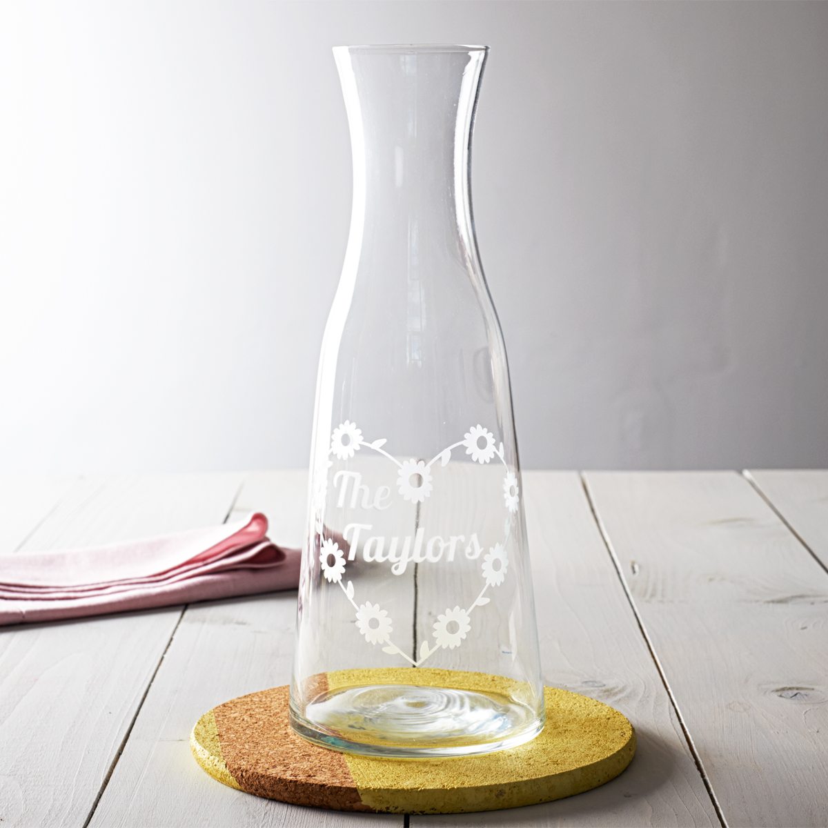 Personalised Daisy Chain Carafe