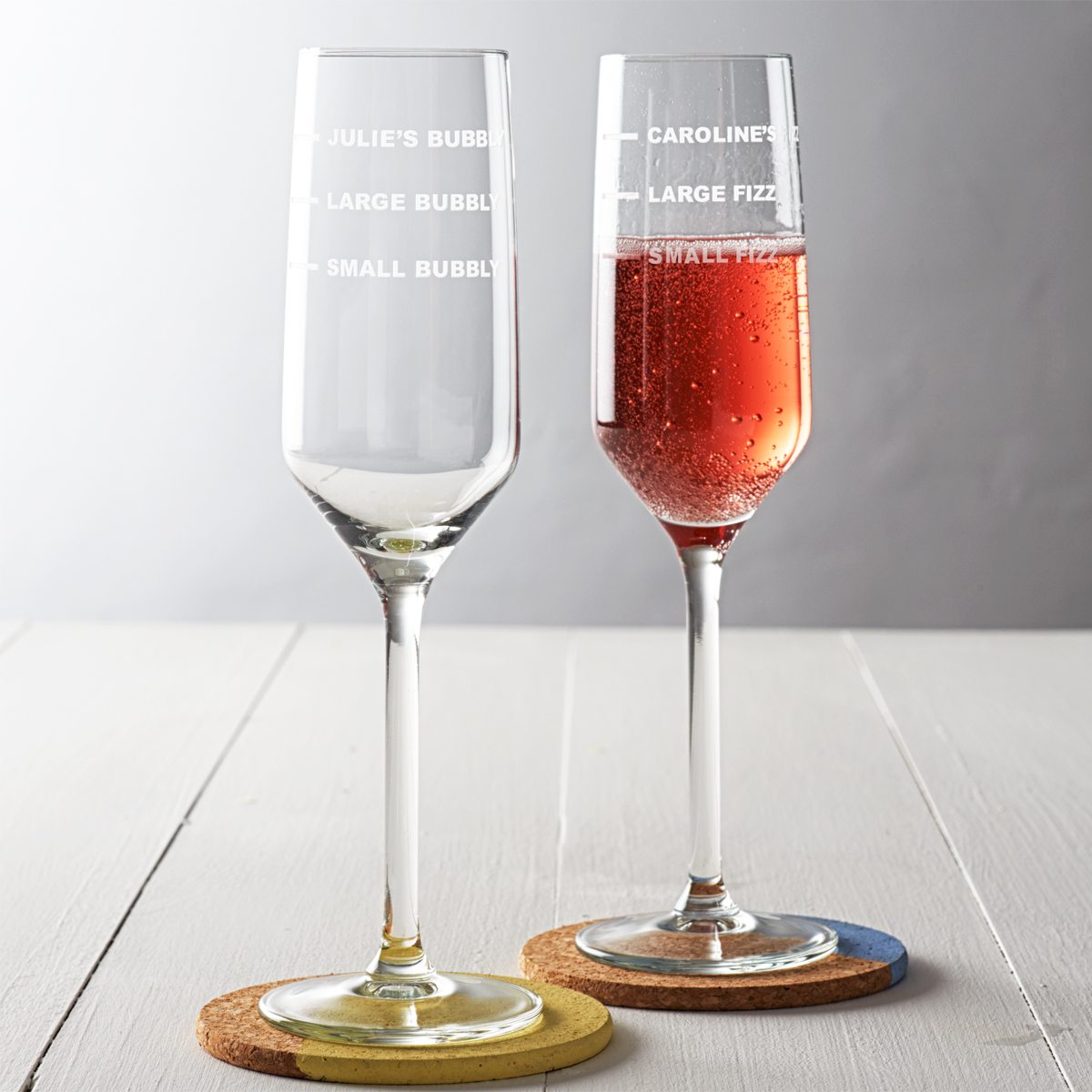 how many ml is a champagne flute