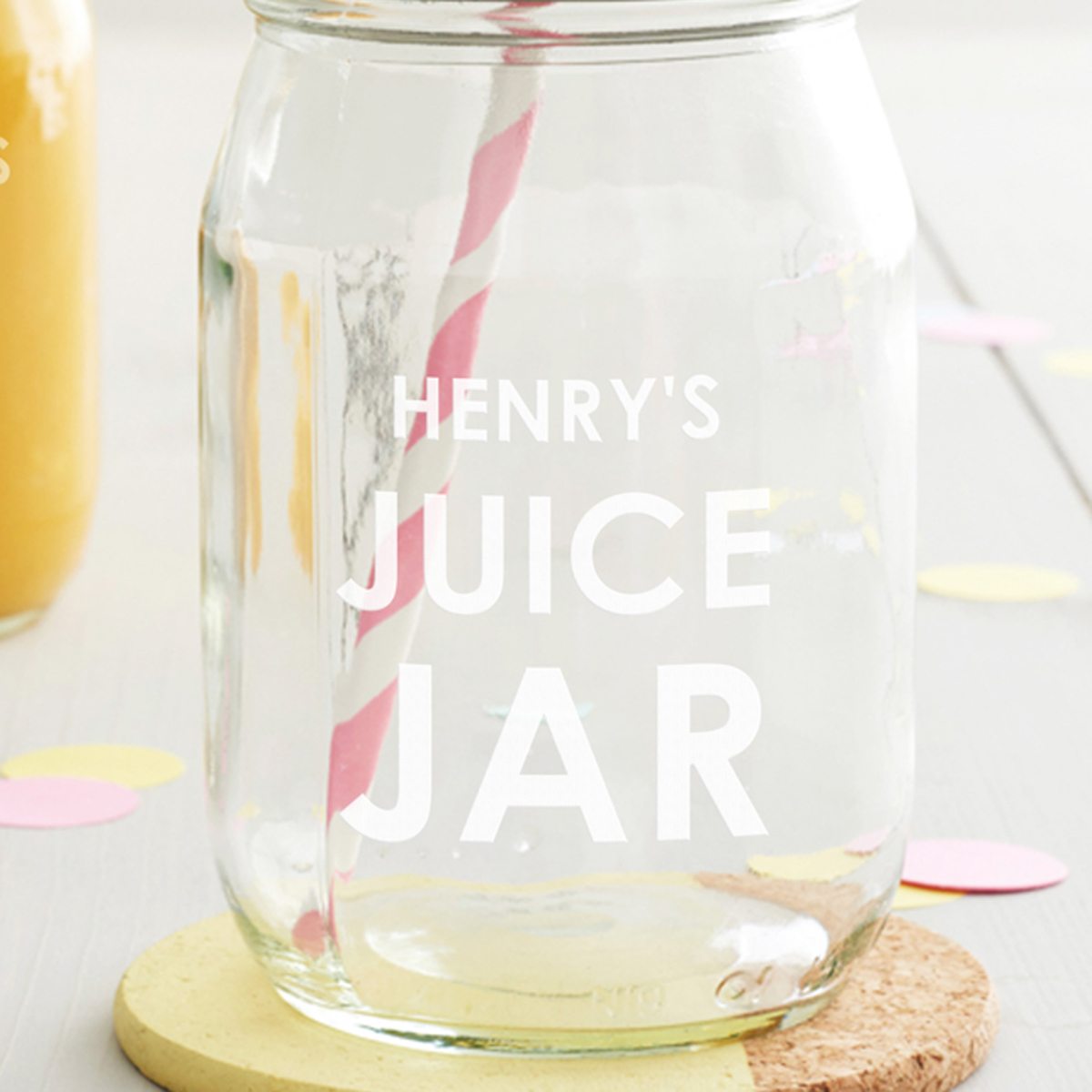 Personalised Juice Jar Becky Broome Becky Broome