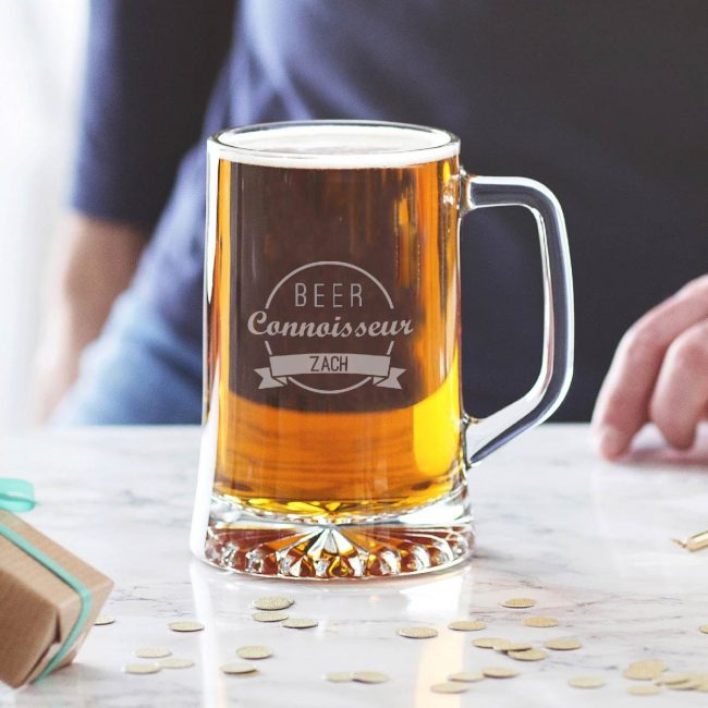 Personalised ‘Beer Connoisseur’ Tankard