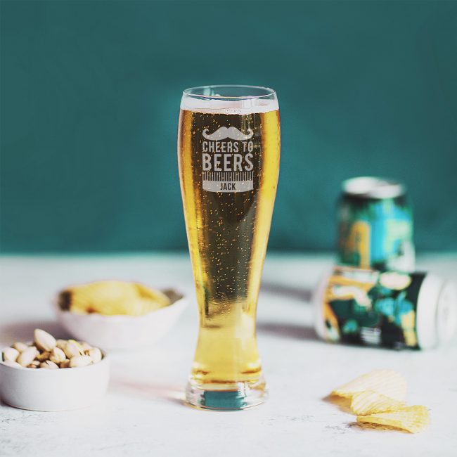 Personalised 'Cheers to Beers’ Pint Glass