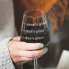 Personalised Wine Glass Lifestyle Detail