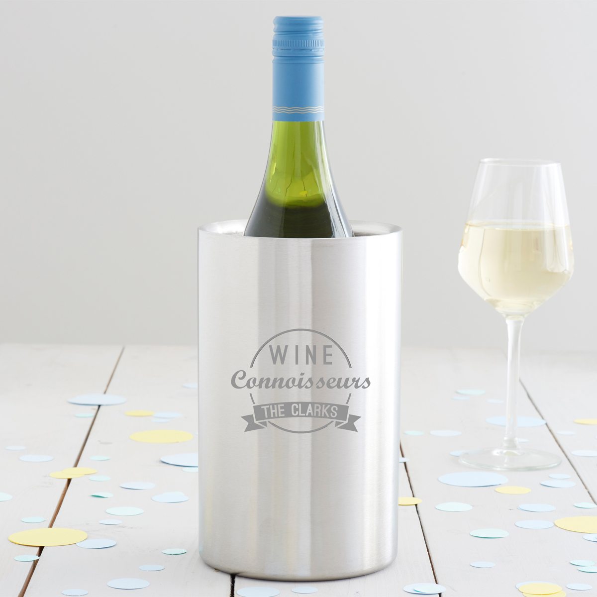 Personalised 'Wine Connoisseurs' Wine Cooler Becky Broome Becky Broome