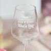 Personalised Had It Up To Here Wine Glass Lifestyle Detail