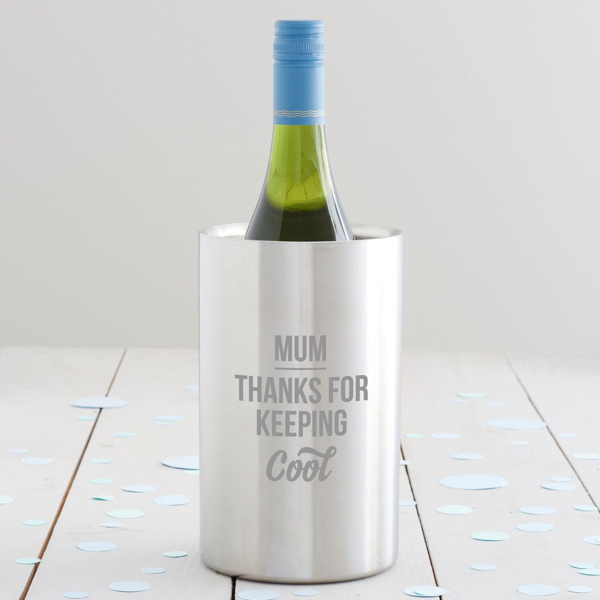 Personalised 'Thanks For Keeping Cool' Wine Cooler