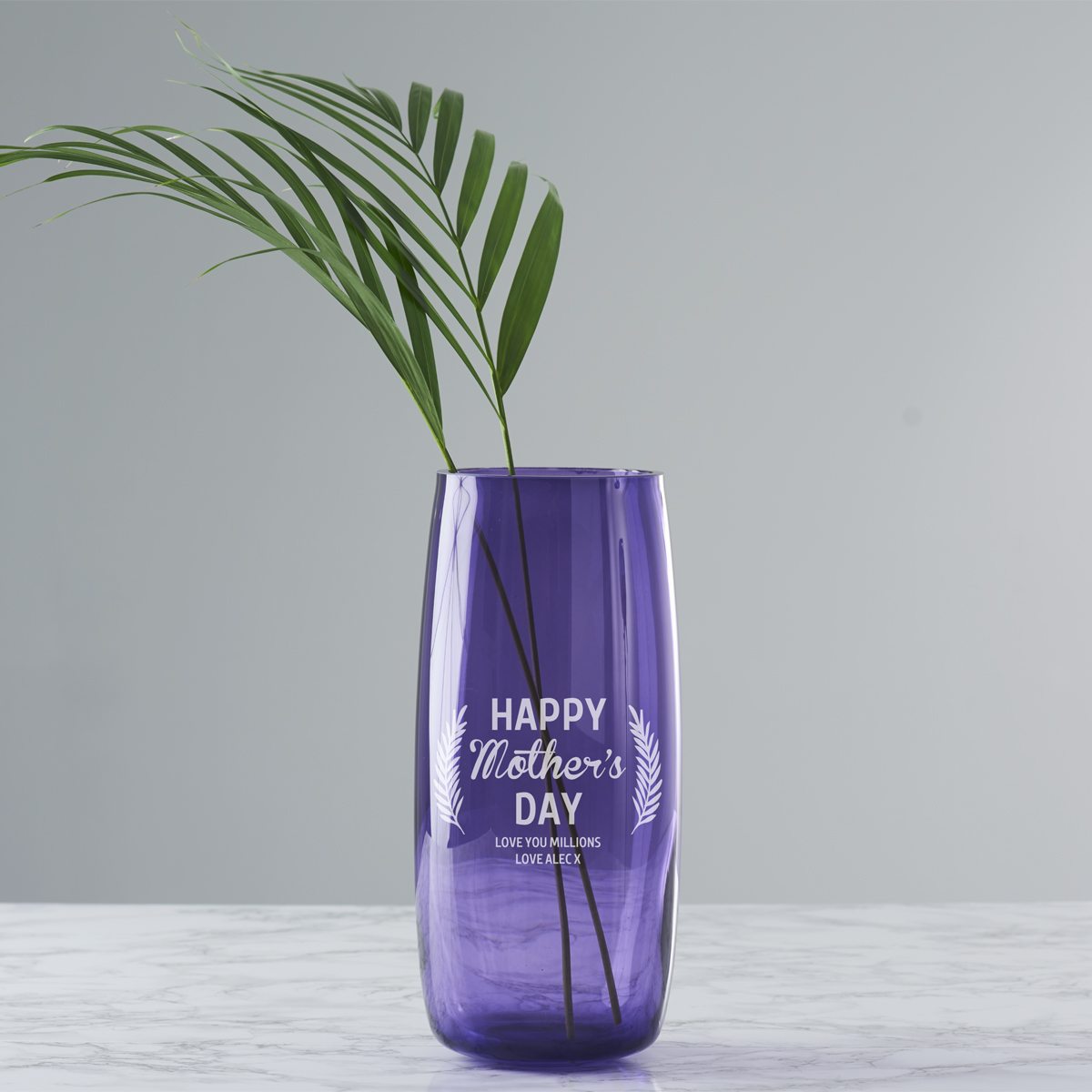 Personalised Coloured Vase for Mother's Day