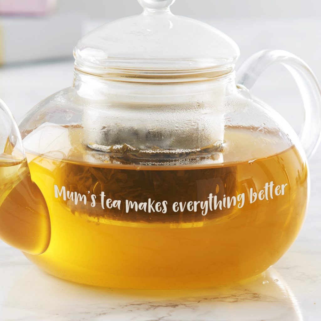 Personalised Glass Teapot For Mum Becky Broome Becky Broome
