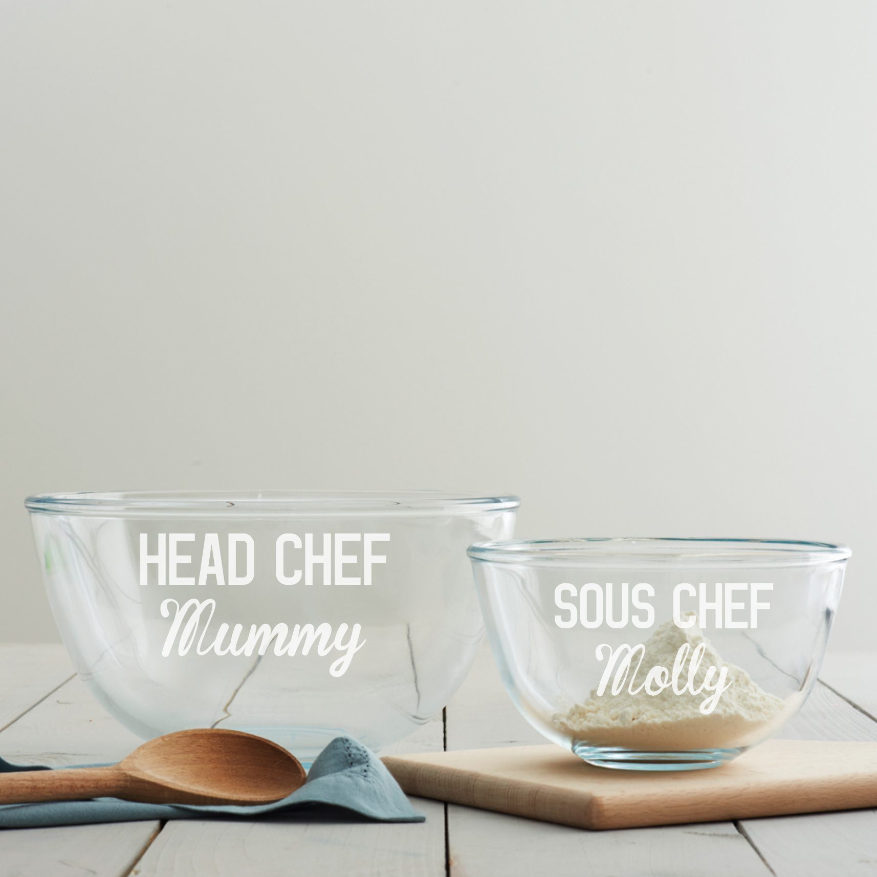 Personalised Mother's Day Mixing Bowl Set