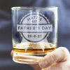 Personalised First Fathers Day Whisky Glass