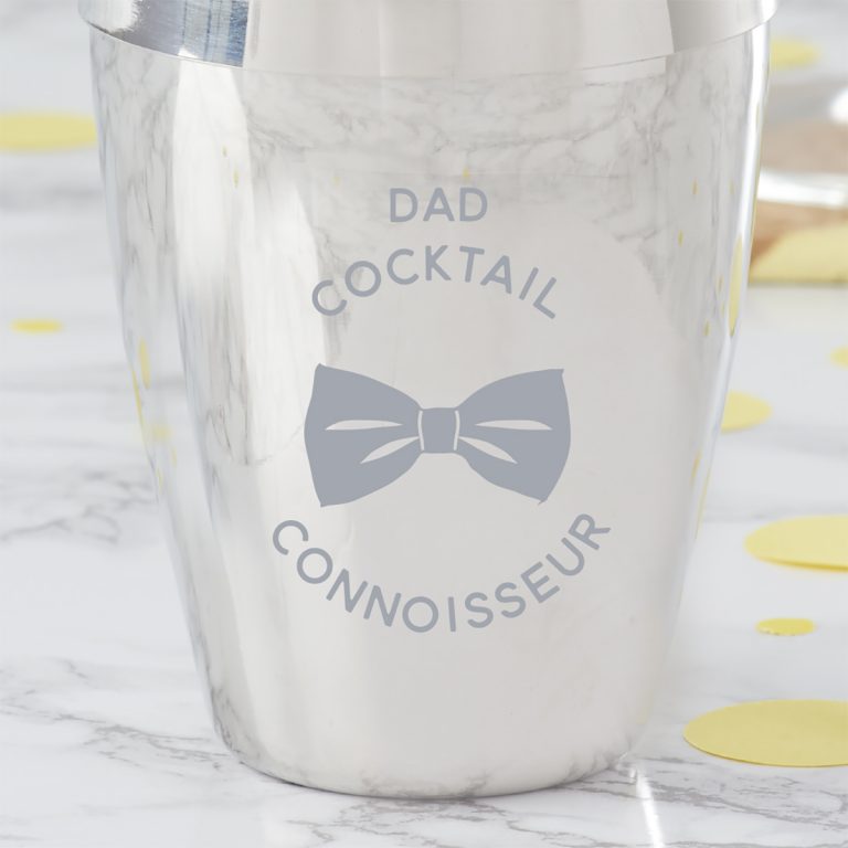 Personalised Mini Cocktail Shaker For Dad Becky Broome Becky Broome