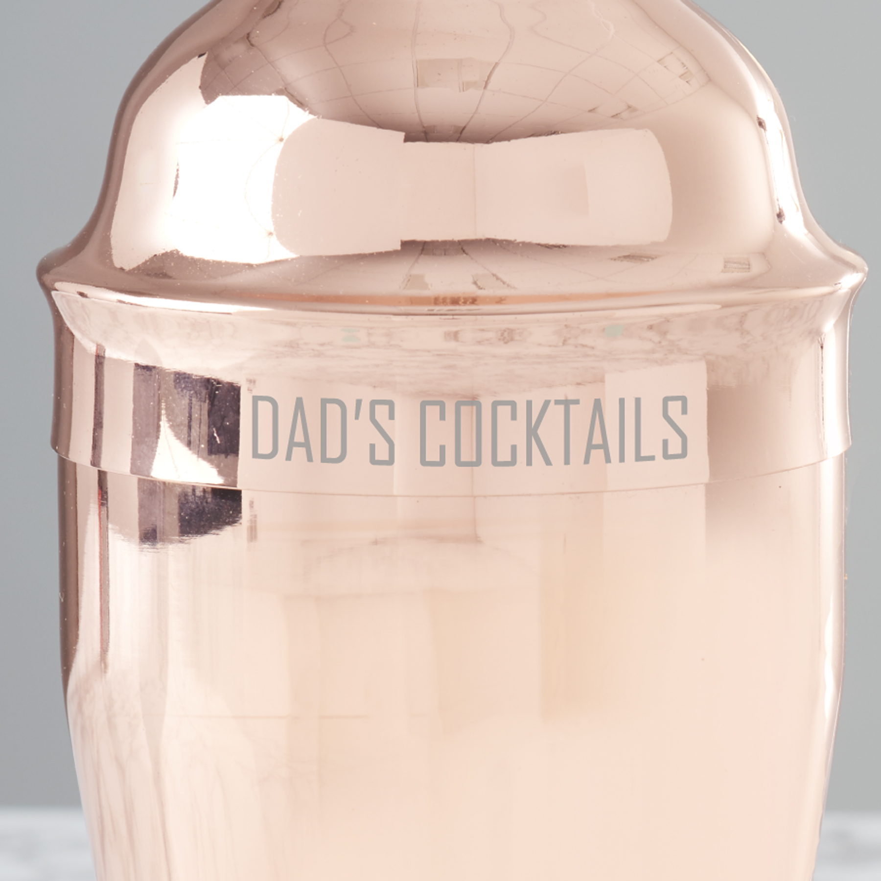 Personalised Copper Cocktail Shaker Becky Broome Becky Broome