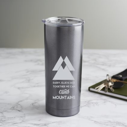 Personalised Mountain Travel Cup