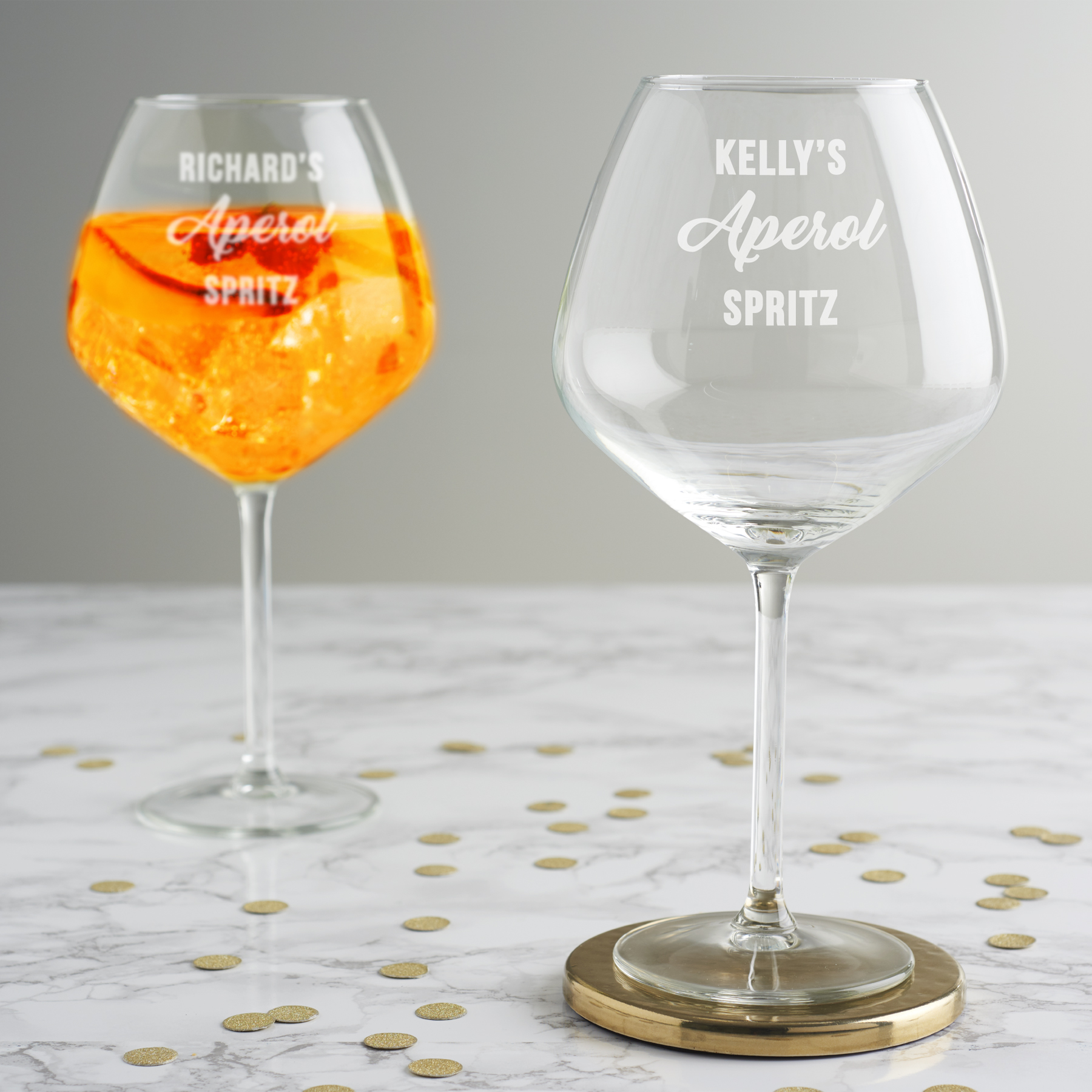 Personalised Aperol Spritz Glass - Second - Becky Broome Becky Broome