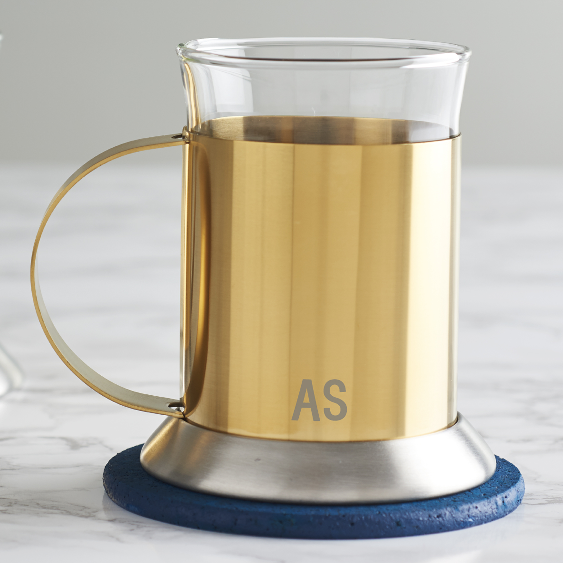 Personalised Initials Gold Mug Becky Broome Becky Broome