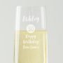 Personalised Milestone Champagne Flute For Her