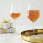 Personalised Vintage Birthday Wine Glass