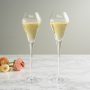 Mr & Mrs Tulip Champagne Flute Set