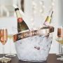 Personalised Copper Banded Champagne Bucket Lifestyle