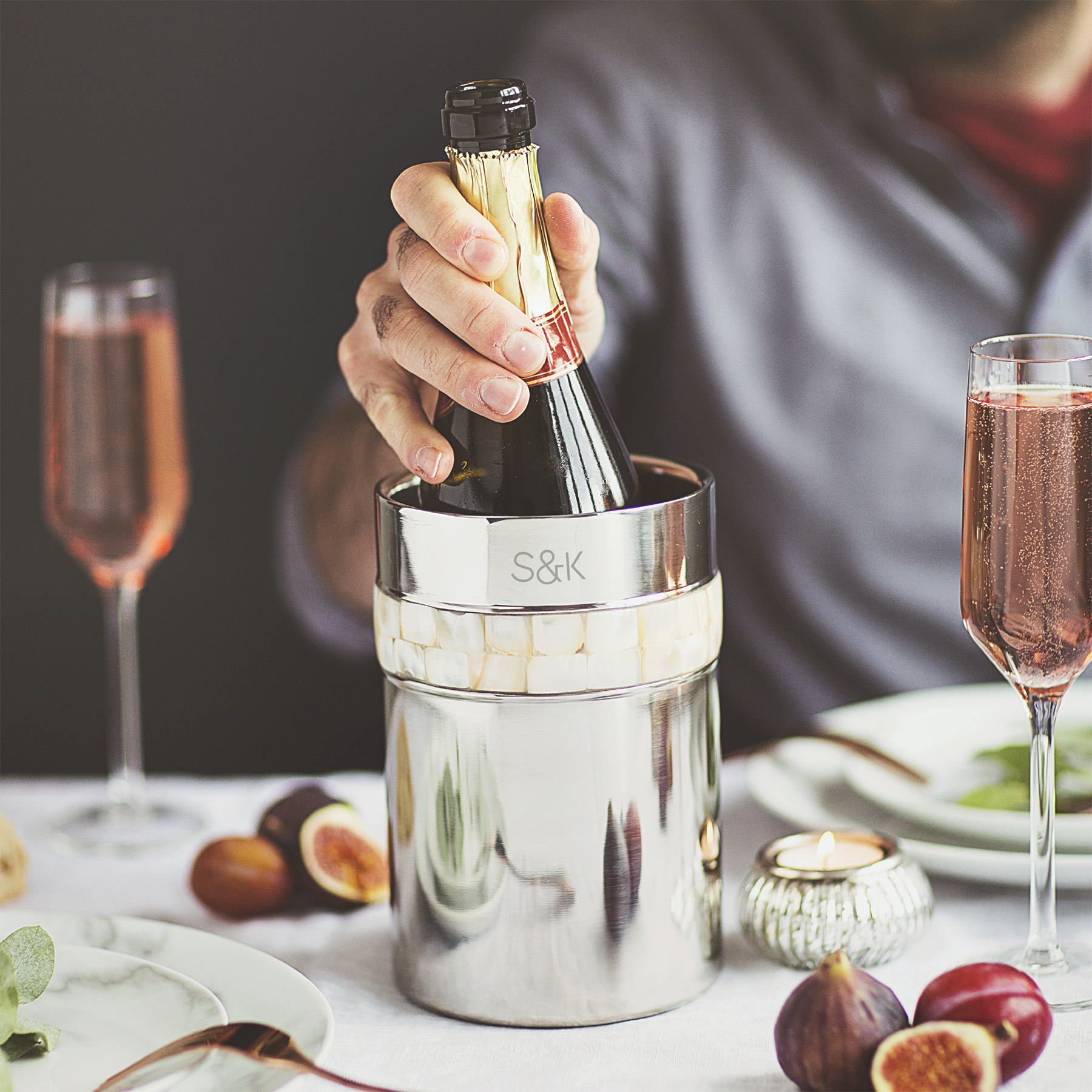 mother of pearl wine glasses