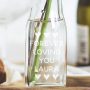 Personalised Bottle Bud Vase Still Life Lifestyle