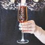Personalised Name Champagne Flute Lifestyle Detail