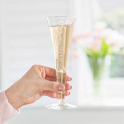 Personalised Hollow Stem Champagne Flute
