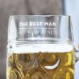 Personalised Best Man Beer Stein Detail