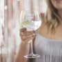 Personalised Iridescent Goblet Glass Lifestyle