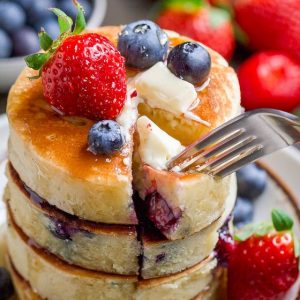 Lemon and Blueberry Pancake Day Recipe