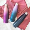 Personalised Ombre Water Bottles Colour Options
