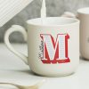 Personalised Letter Alphabet Mug Option Detail