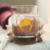 Personalised Star Sign Zodiac Glass Option Detail