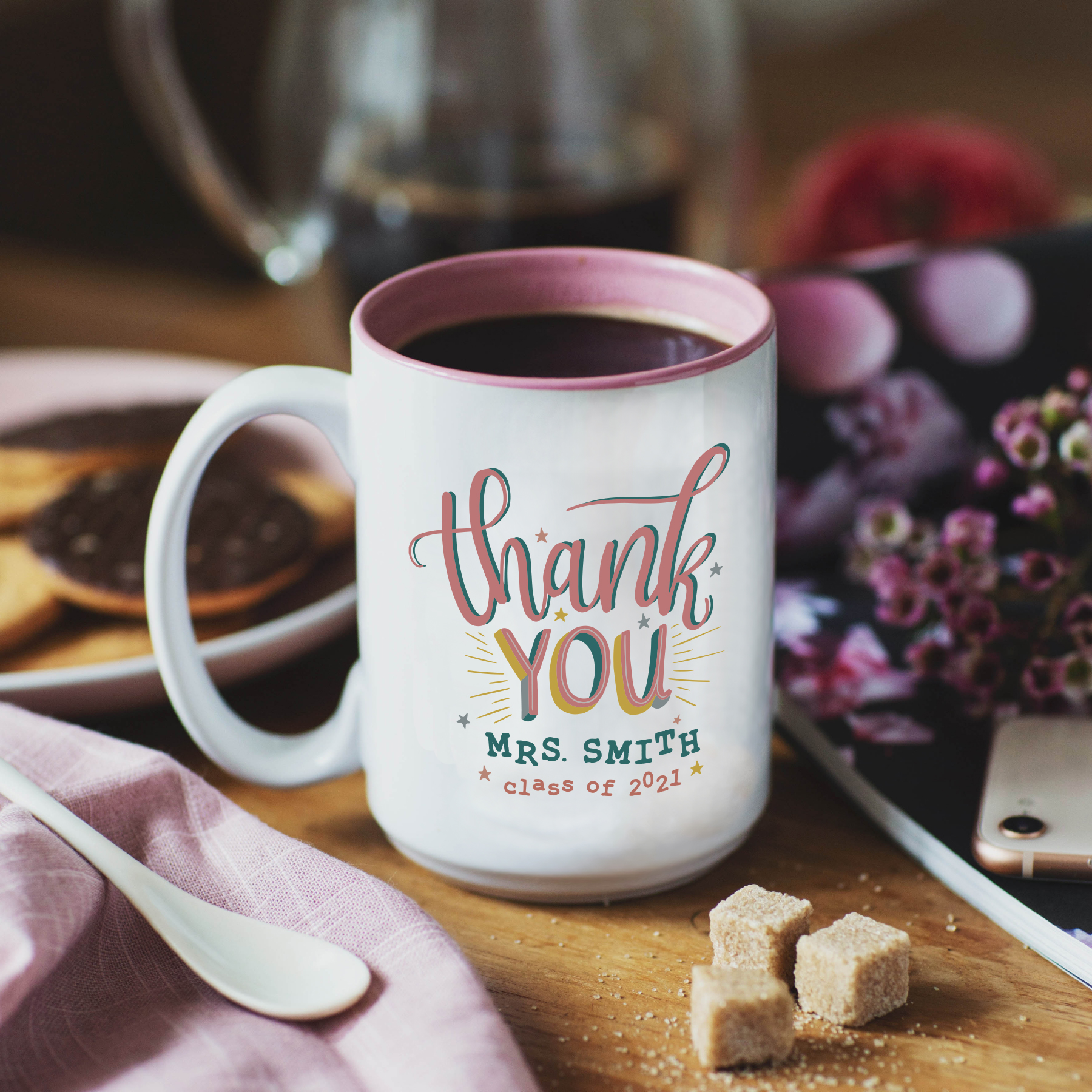 Personalised ‘Thank You’ Teacher Mug Becky Broome Becky Broome
