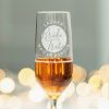 Personalised Hen Party Champagne Flute - motif detail