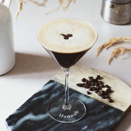 Personalised Espresso Martini Glass