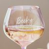 Personalised Name Pink Gin Glass