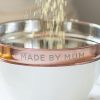 Personalised Copper Banded Mixing Bowl
