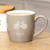 Grey Dad mug with Bike Hobby