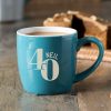 40th Birthday Mug Blue