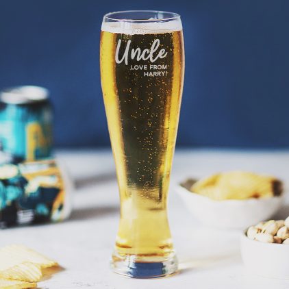 Personalised Uncle Glass